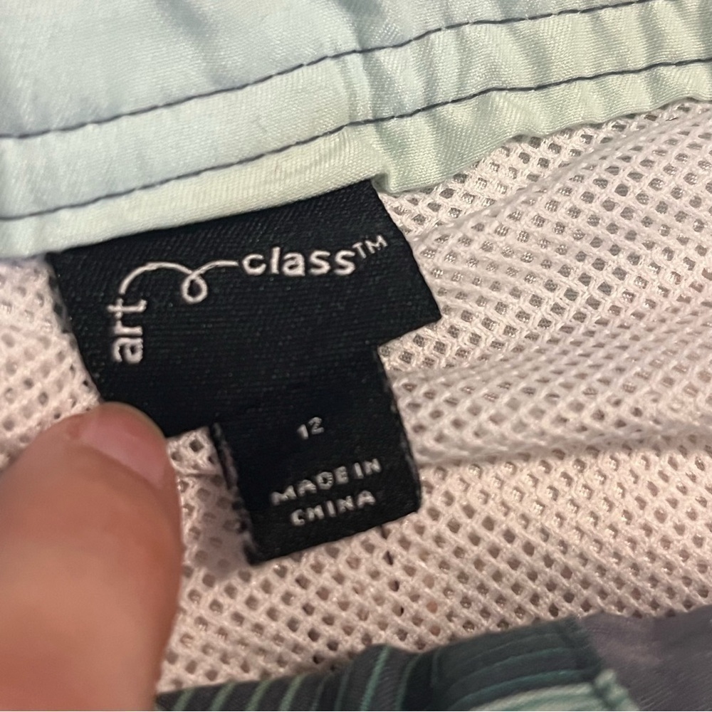 Art Class Striped Board Shorts Swimsuit - Picture 5 of 8